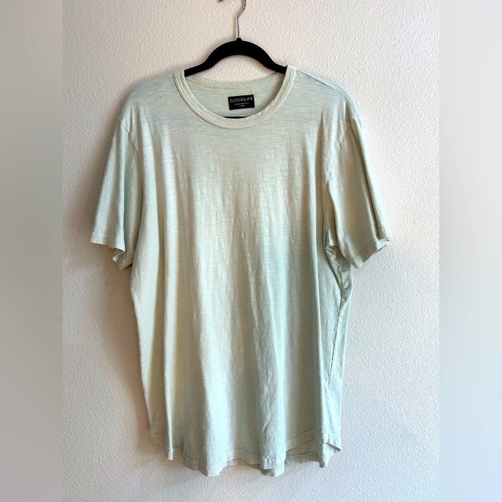 Goodlife Men's Cream Slub T-Shirt